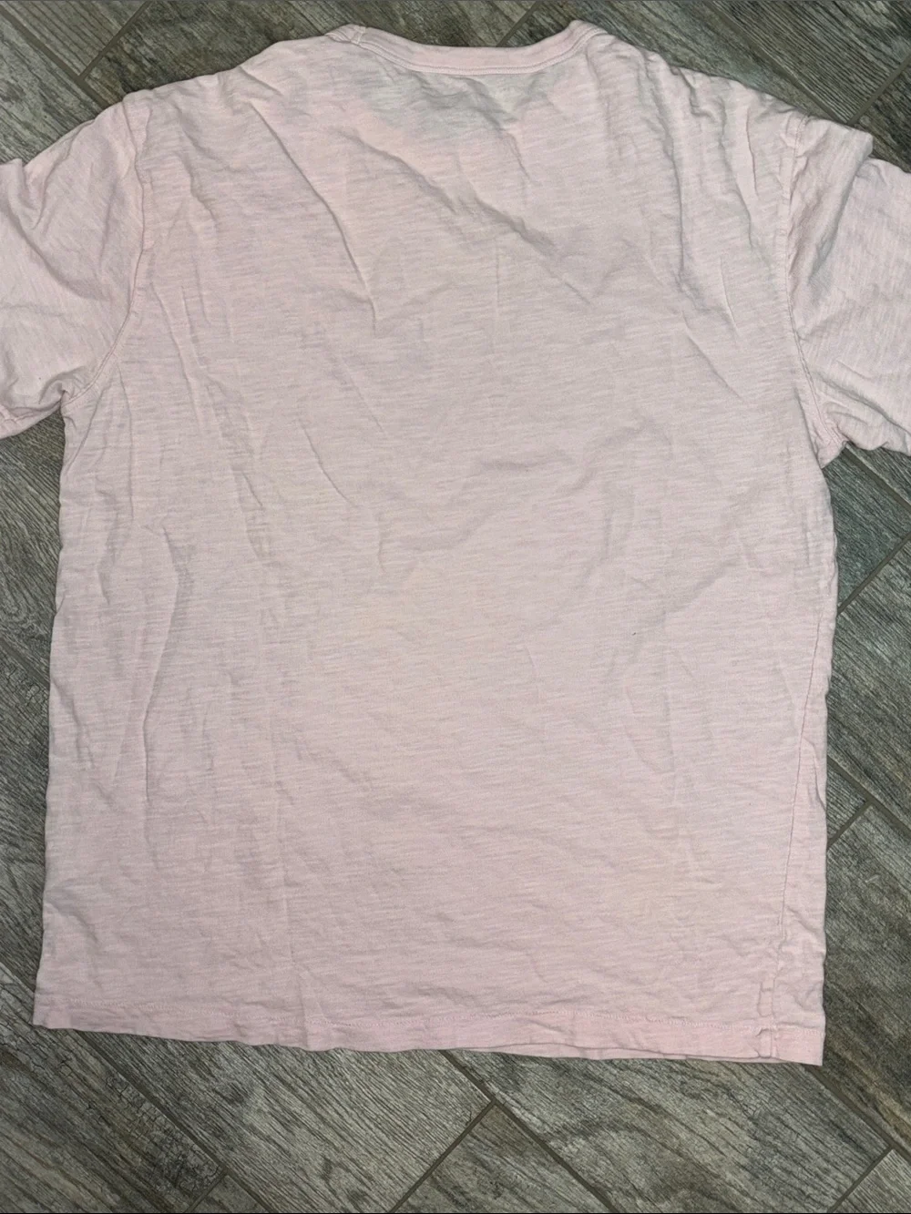 American Eagle Outfitters Pale Pink Crewneck Short Sleeve Tee